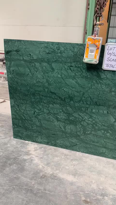 Indian Forest Green Marble Slabs
