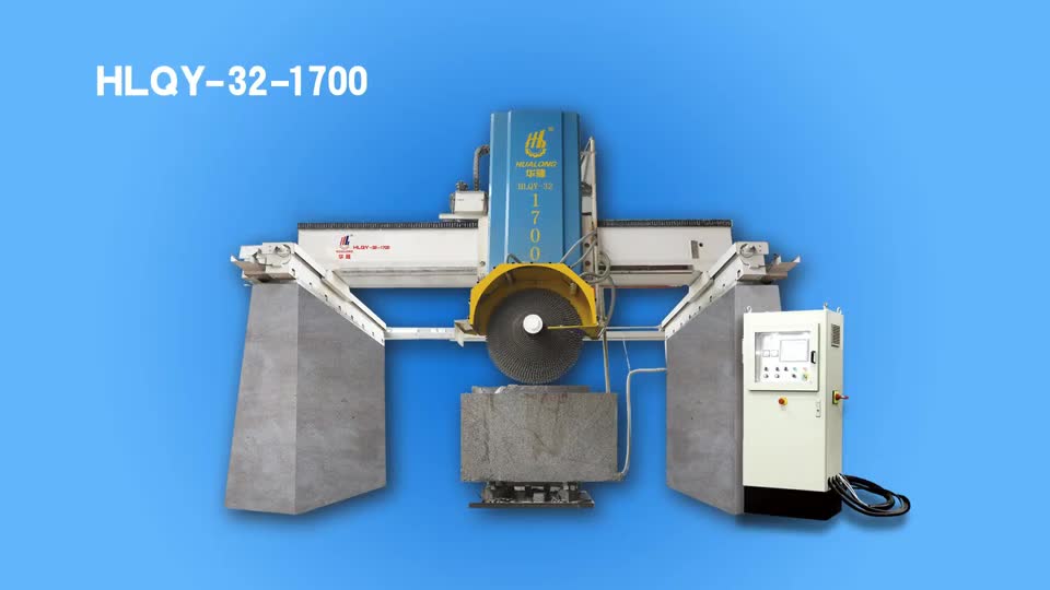 Multi Blade Big Granite Bridge Saw Multi Cutter Block Cutting Machine