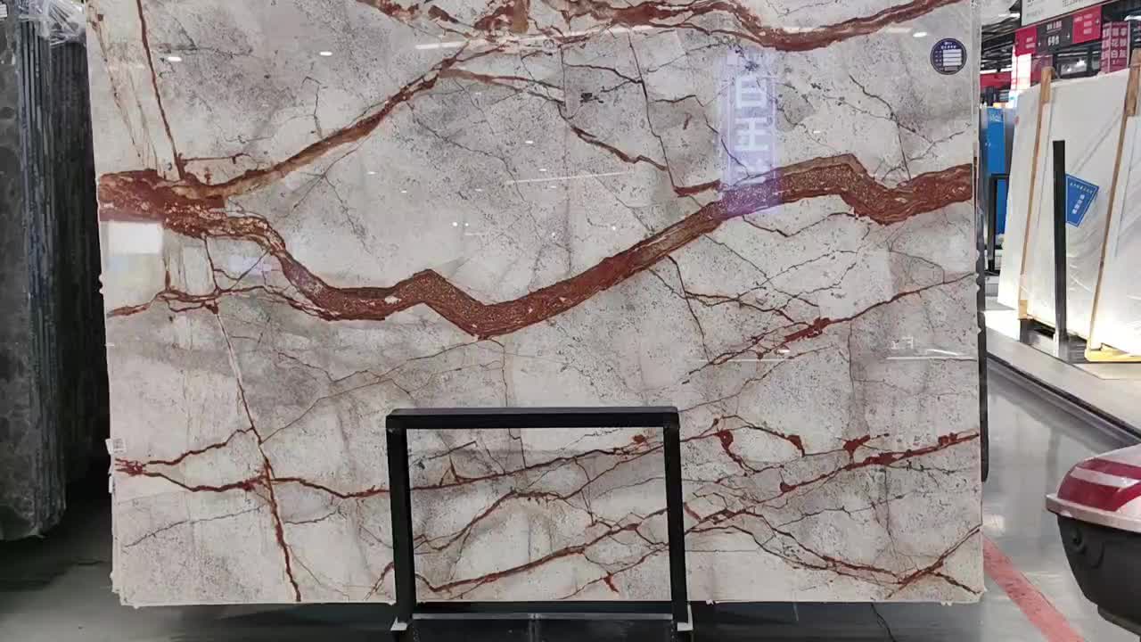 Athena Gold Marble Slab Big Vein Marble Wall Tiles