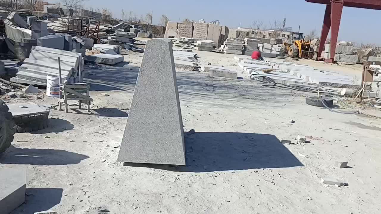 Grey Granite Car Parking Bollards,Stone Barriers