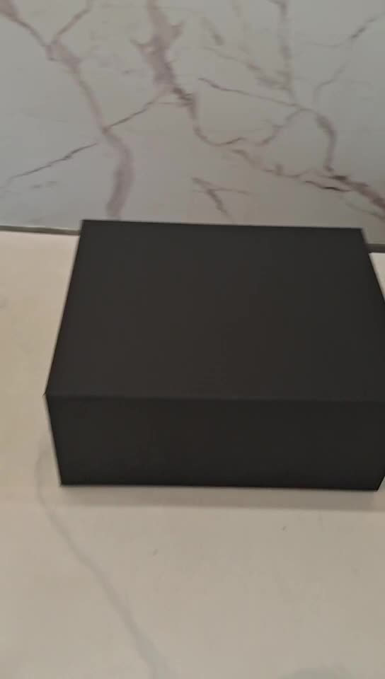 Black Card Box With UV