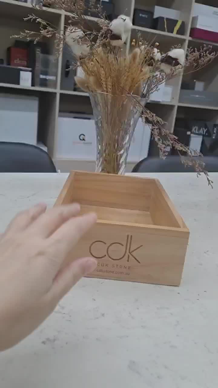 Varnished Wood Box