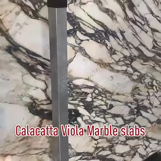 Calacatta Viola Marble Bookmatched Large Format Slabs
