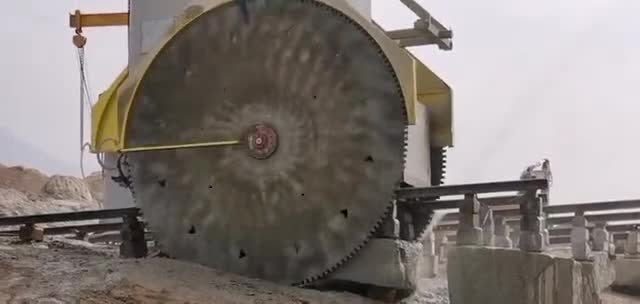 Double Blade Stone Marble Granite Quarry Mining Machine