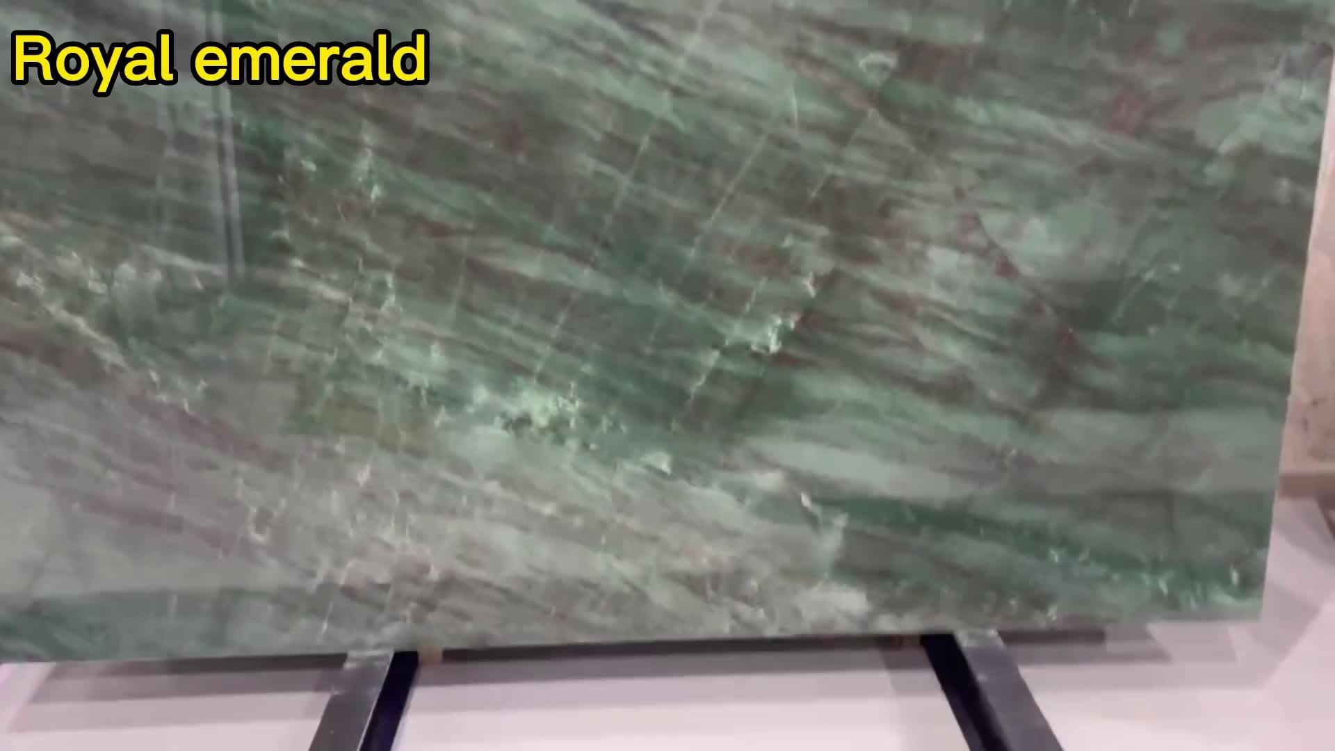 Natural Luxury Royal Green Emerald Quartzite Stone Slab