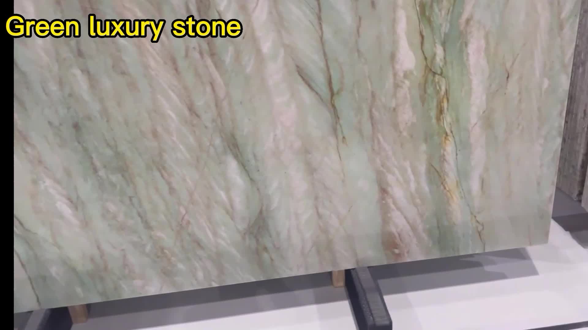 Natural Stone Brazilian Light Emerald Green Quartzite Slab
