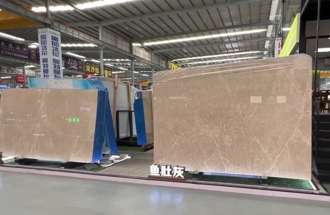 Turkey Shandian Grey Mabrle Middle Slabs For Interior Design