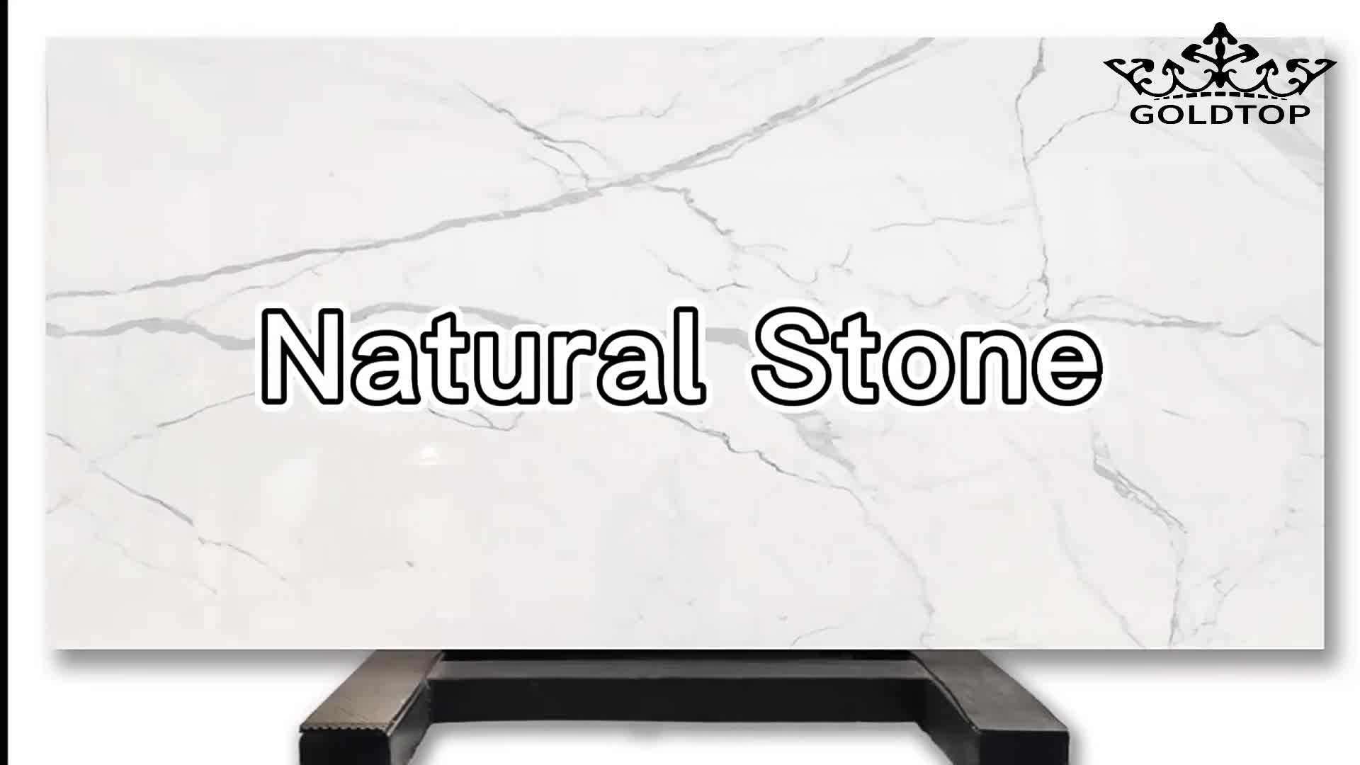 GOLDTOP OEM/ODM Marmer Calacatta Marble Polished Tiles