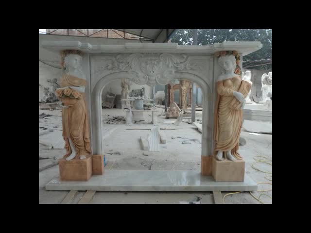 Carved Stone Fireplace Surround Decorative Fireplaces