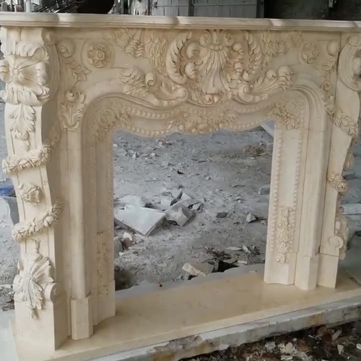Character Sculptured Fireplace Classic Fireplace Surround