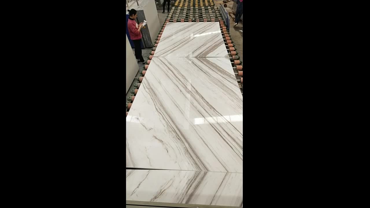 Natural Stone Polished White Volakas Marble Slabs