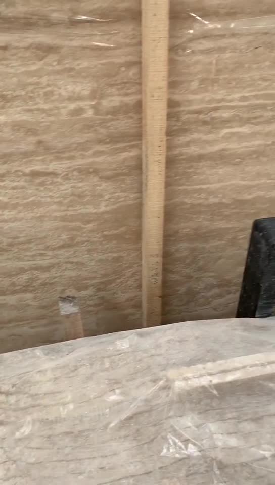 Beige Travertine Natural Stone Hollow Roman Column