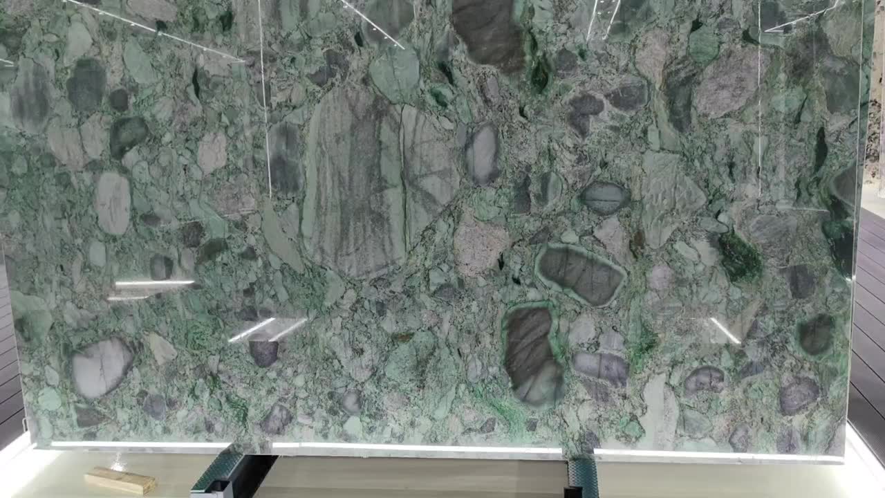 Botanic Wave Quartzite,Emerald Wave Quartzite Slab