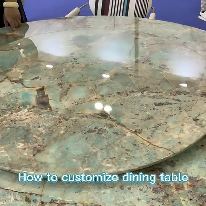Natural Amazon Green Quartzite Stone Tables
