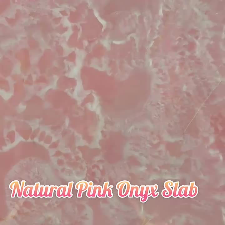 Natural Pink Onyx Slabs