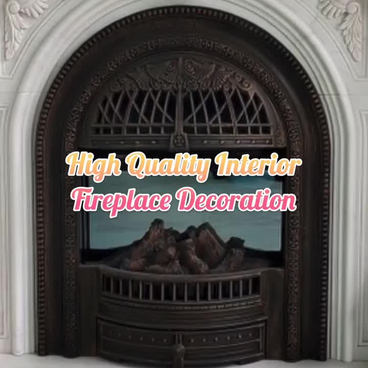 Natural White Marble Fireplace Mantel