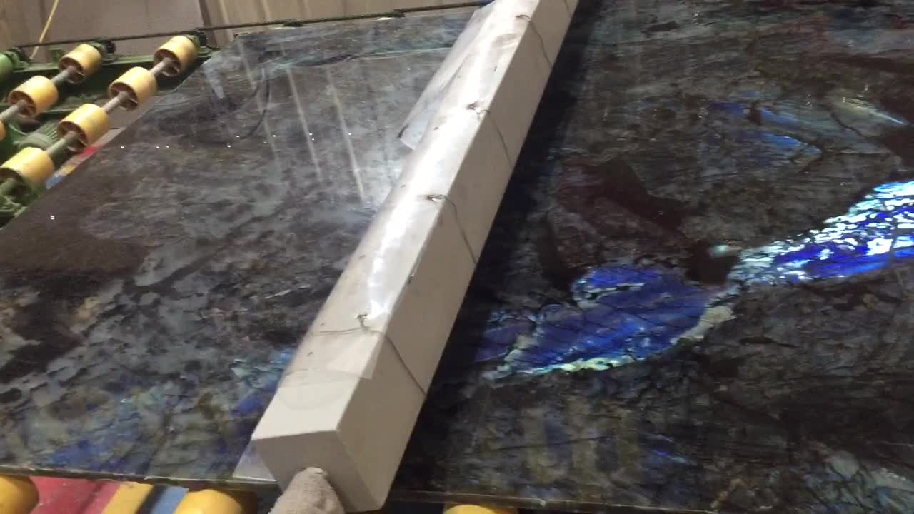Lemurian Blue Madagascar Blue Granite Slabs