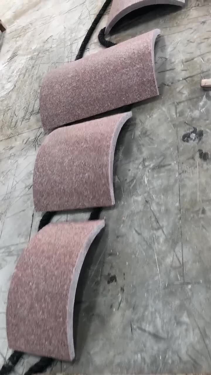 Ruby Red Granite Column Panels
