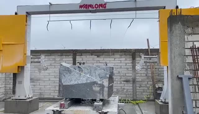 Granite Marble Block Squaring Diamond Wire Saw Machine