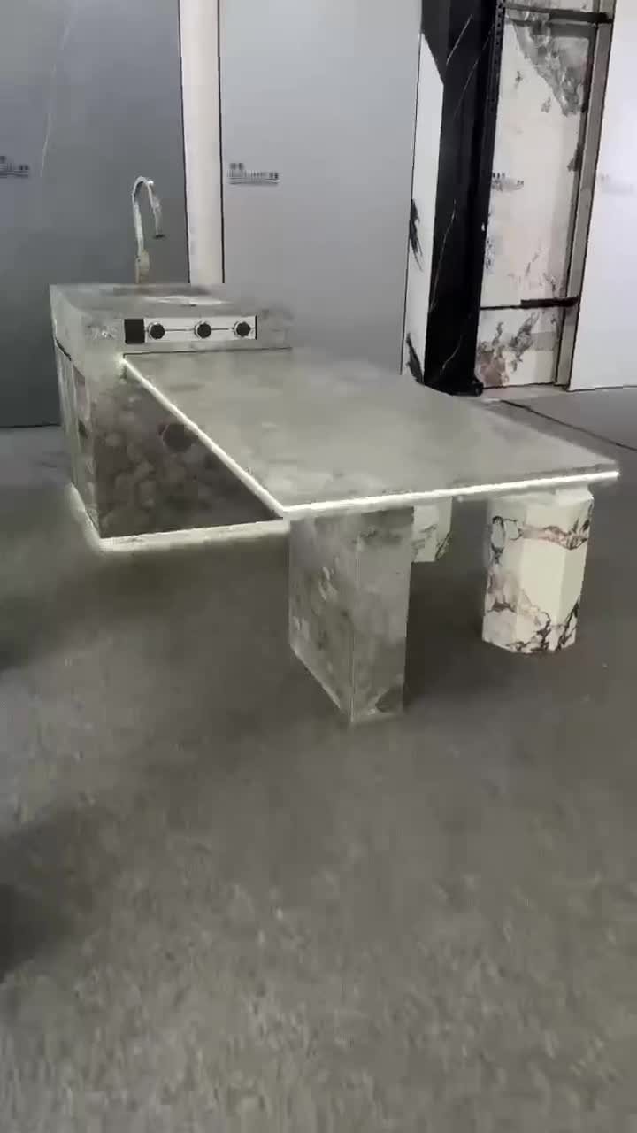Calacatta White Sintered Stone Counter Tops