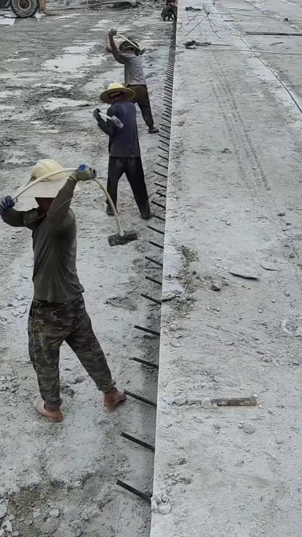 Flamed G602 Pangdang White Granite Cubes, Cobblestone