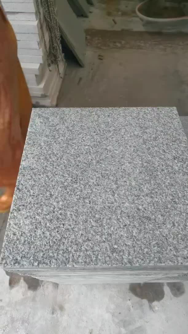Wuhan Pangdang Light Ggranite G603 Flamed Paving Stones