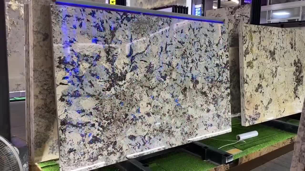 Brazil Peacock Gold Granite 1.8Cm Polished Slabs