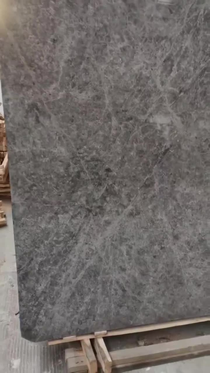 Turkey New Cloud Dora Ash Marble Small Size Slabs Polished