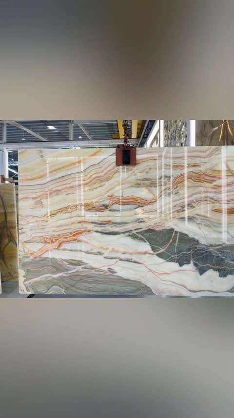 Translucent Colorful Rainbow Onyx Slab