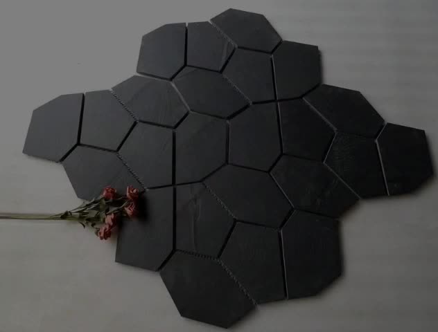 Natural Slate Tiles Crazy Paving Stone For Sale