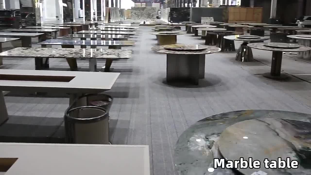 Polished Labradorite Blue Granite Dining Table Top