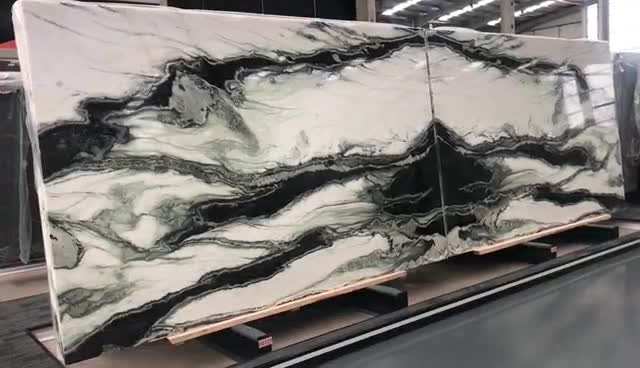 Panda White Marble Table Tops