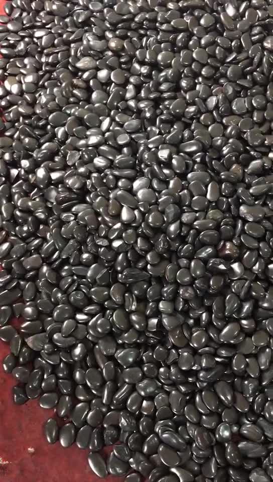 Black Polished Pebble Stone