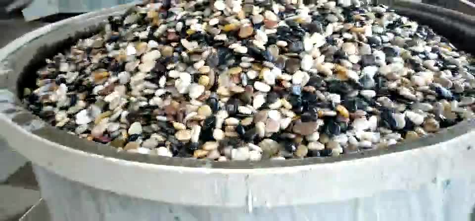 Decorative Normal Polished Black River Pebble