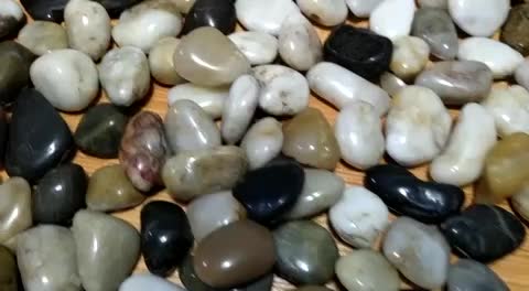 Landscape High Polished Mixed Color Pebble Stone