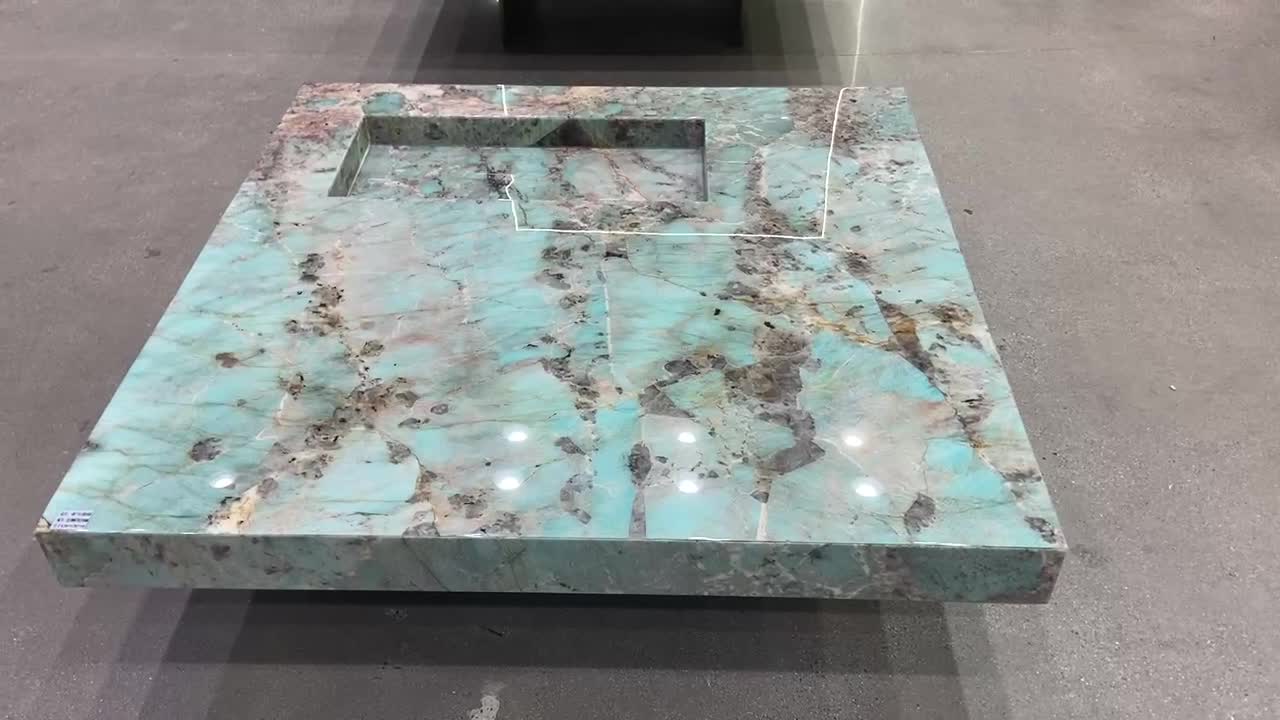 Amazon Green Quartzite Coffee Tea Table Top