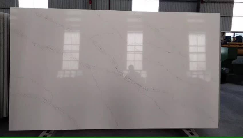LQ-806 Unique Artificial Stone Calacatta Quartz Vietnam