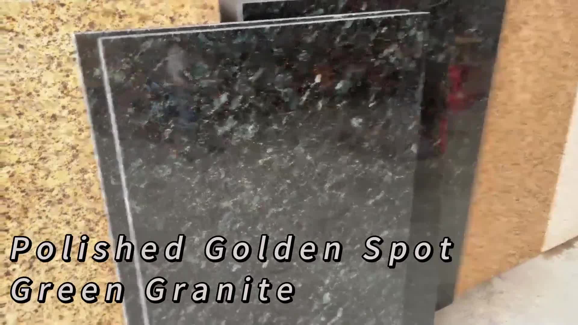 Golden Spot Green Granite For Projects