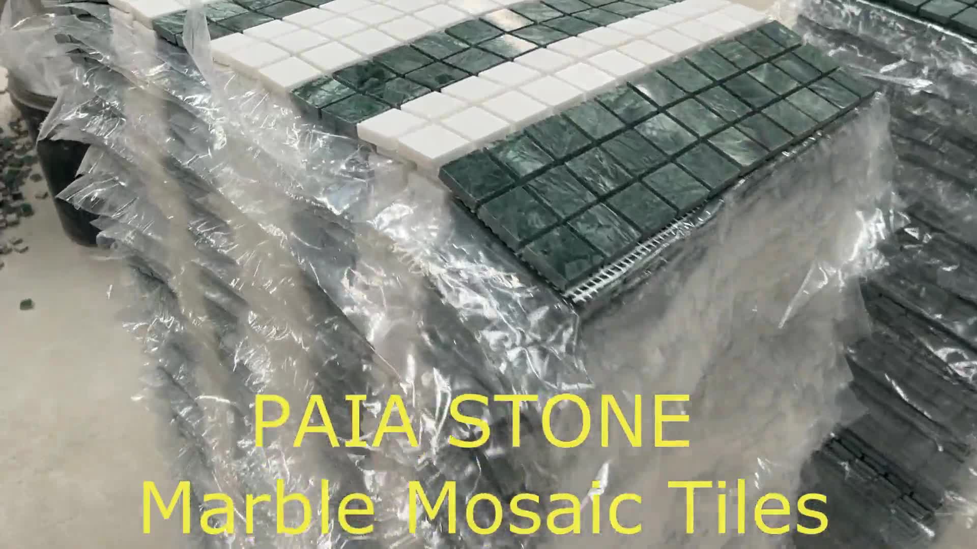 High Quality Polished Marble Mosaic Tiles For Swimming Pool