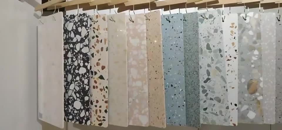 Optimustone Rosa Pink Precast Terrazzo Slabs,Rosa Floor Tile
