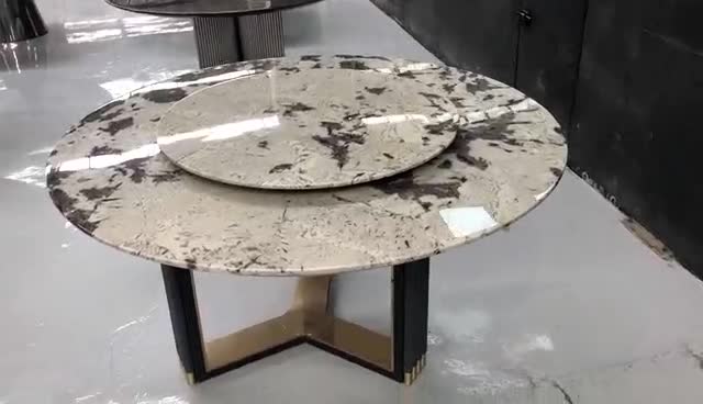 Splendor White Granite Dining Table