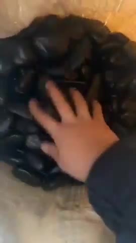 High Polished Black Pebbles Stone For Garden Landscaping