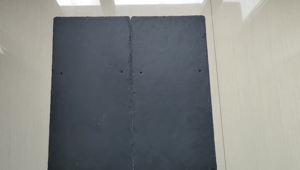 Roofing Slates Split Edge Black Slate Tiles For Roofs