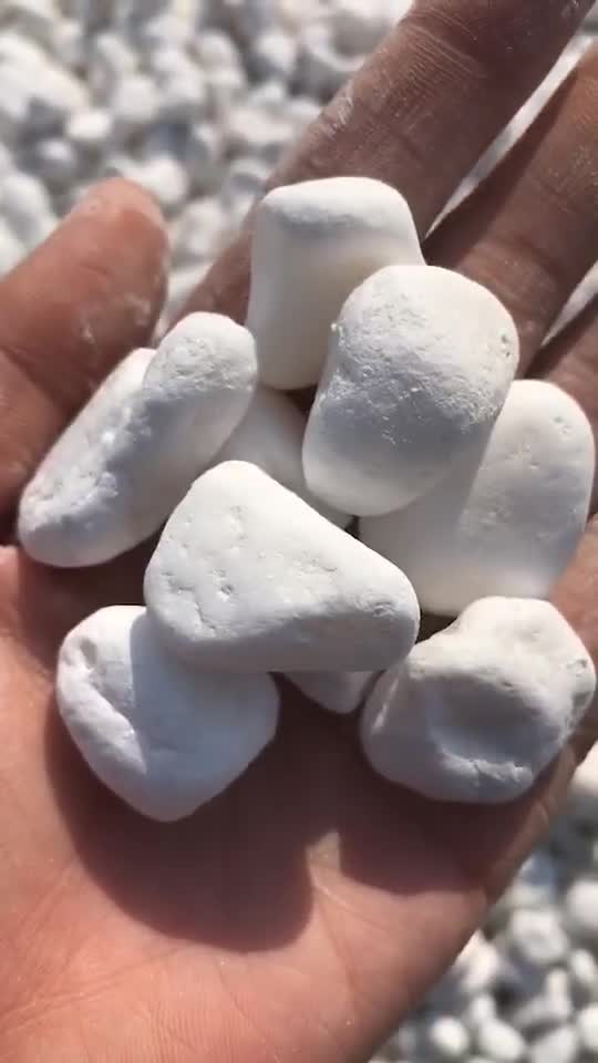 White Round Pebble Stone
