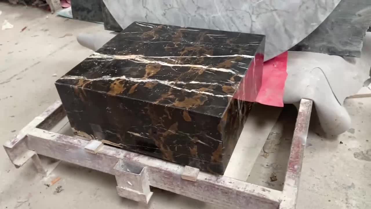 Portoro Gold Marble Coffee Table Stone Furniture