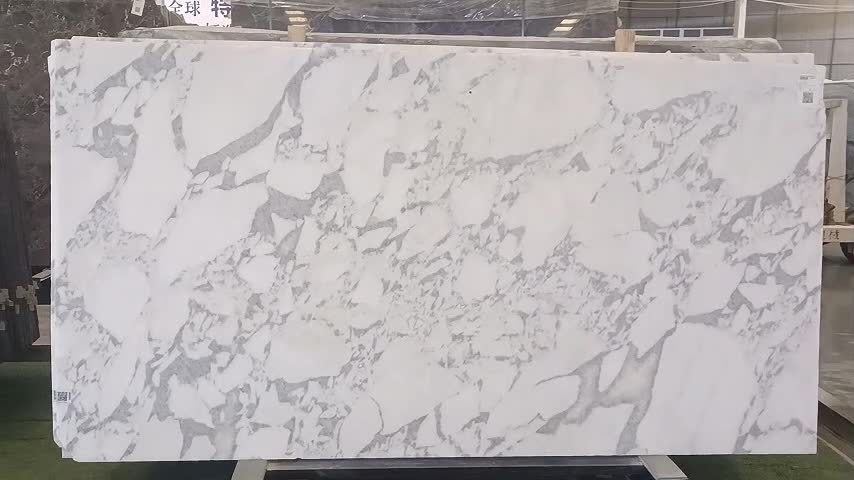 Polished Calacatta Vagli Marble Slabs