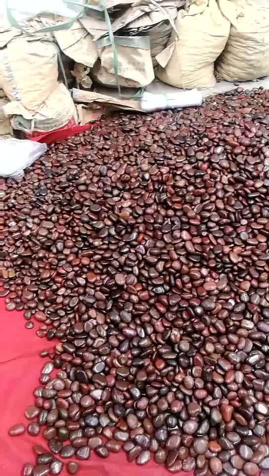 Polished Red Pebbles,Gravels And Riverstone