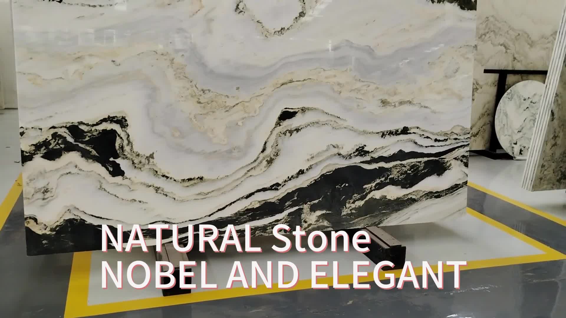 Polished Yunnan Crystal Blue Marble Natural Background Plate