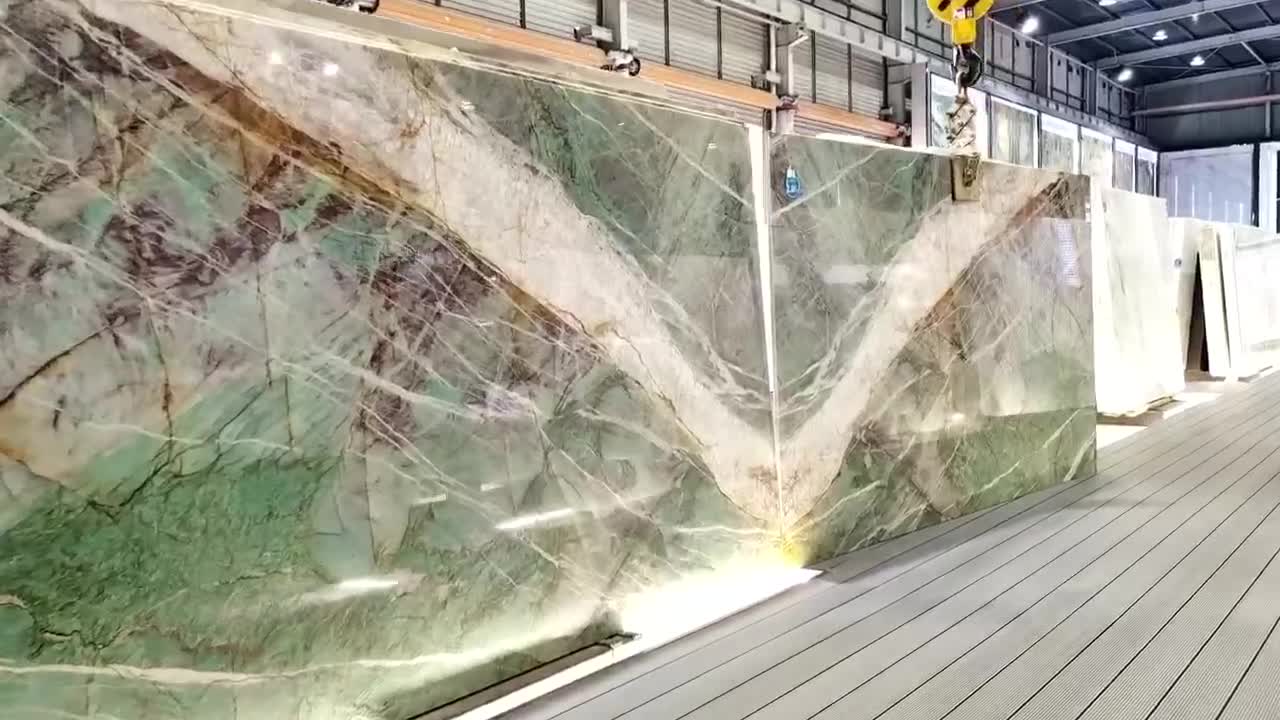 New Amazon Green Quartzite Slab