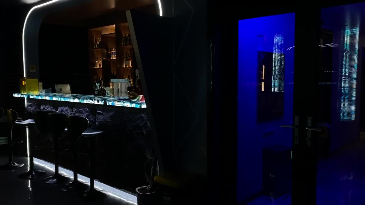 Polished Backlit Semiprecious Stone,Optimustone Blue Agate